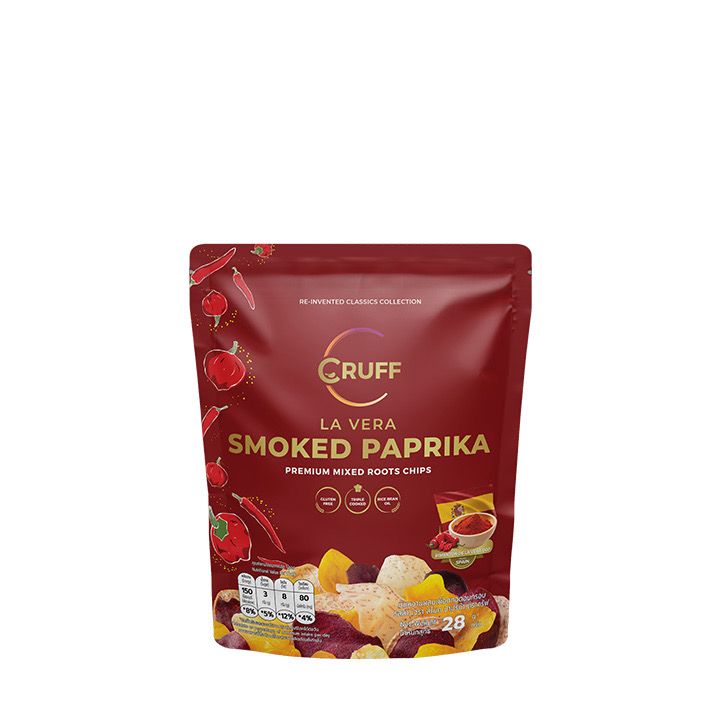Cruff 極級煙燻紅椒極級蔬果脆薯 28g